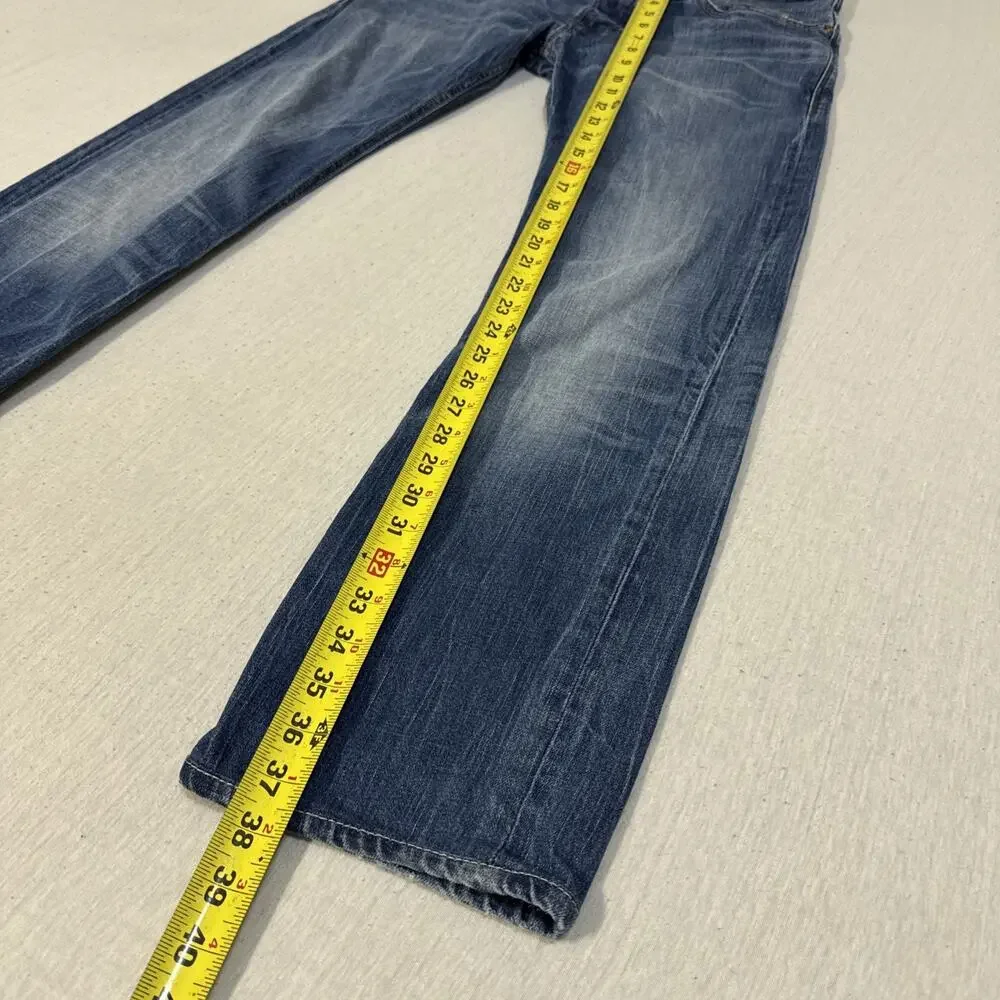 Diesel Safado Straight Mens 32x32 Blue Jeans Wash Cowboy Western Nice Fade EUC